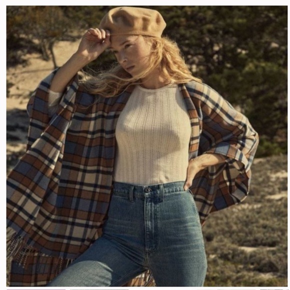 Doen Ember wrap in Saint Moritz Plaid Sz S - Picture 4 of 10